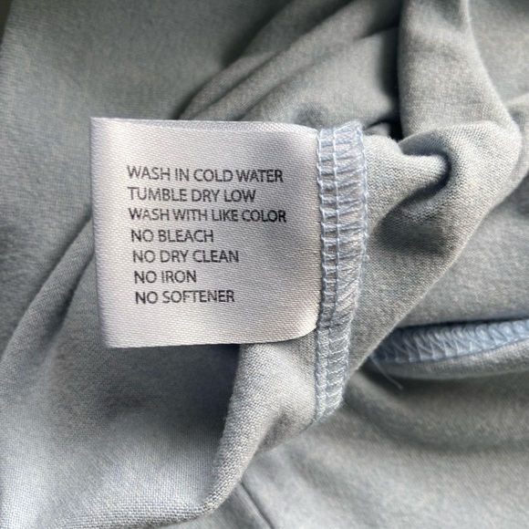 Rhoback Tempo Performance Hoodie Small Women’s Light Blue Athletic Sweatshirt - Picture 10 of 10